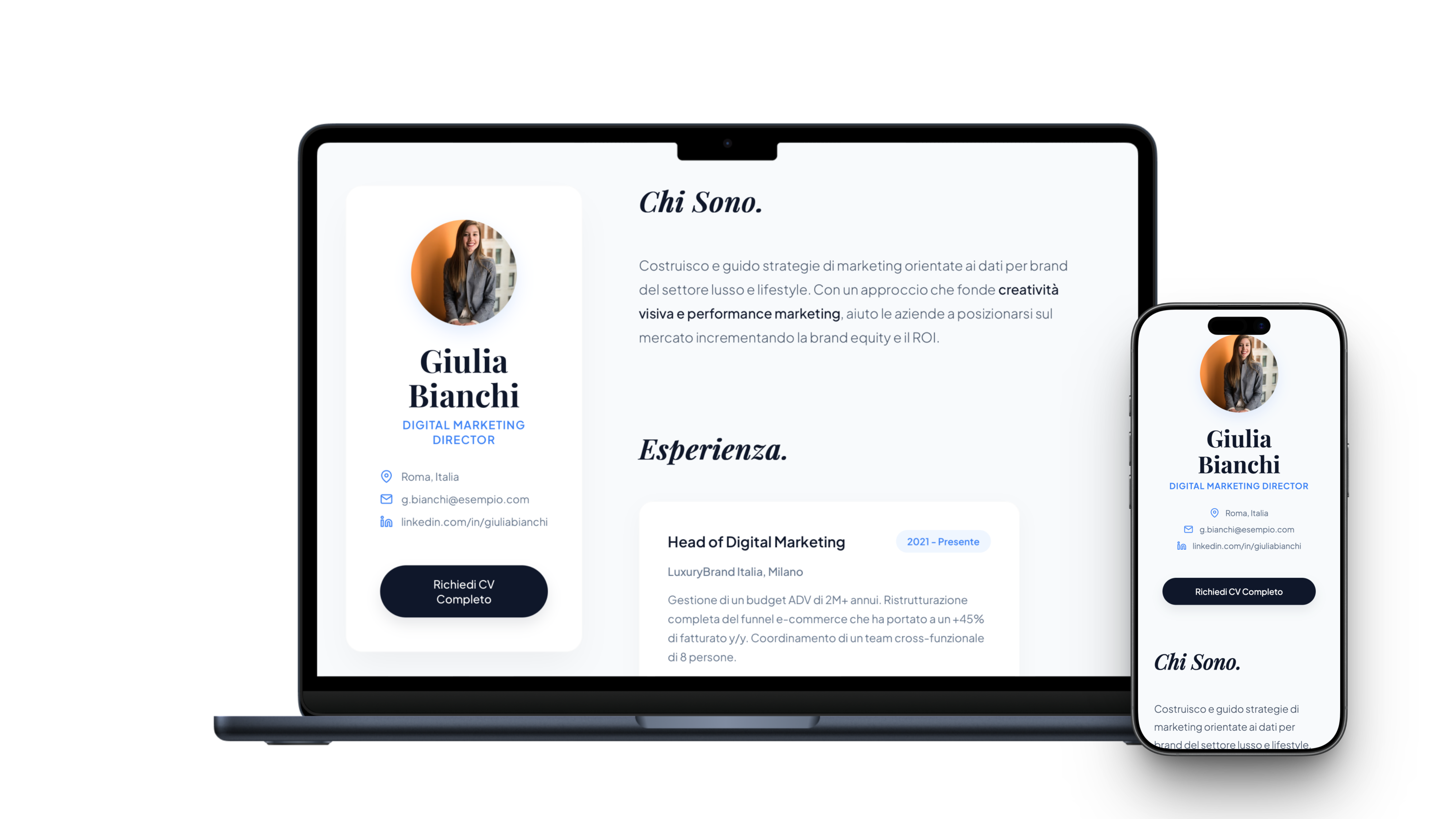 Identity White Mockup